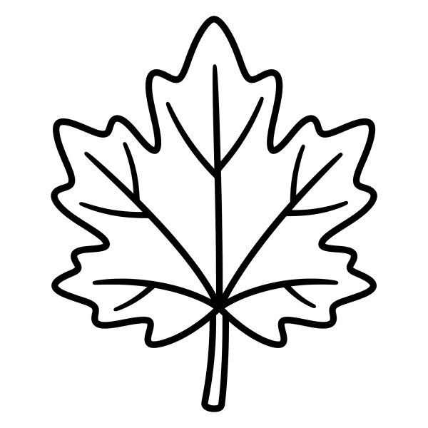 Coloriage Coloriage Automne Feuille Maternelle à imprimer