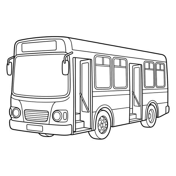 Coloriage Coloriage Bus à imprimer