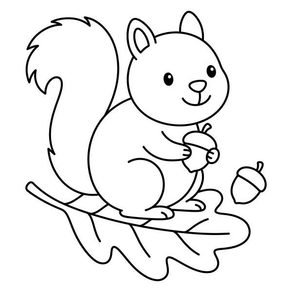 Coloriage Coloriage d'Automne Maternelle à imprimer