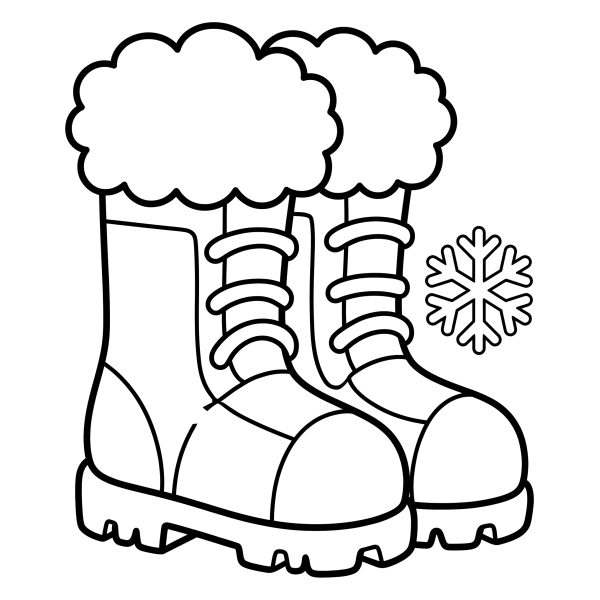 Coloriage Coloriage d'Hiver Maternelle à imprimer