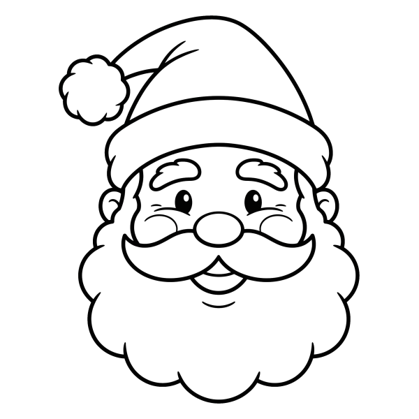 Coloriage Coloriage de Noël Facile à imprimer