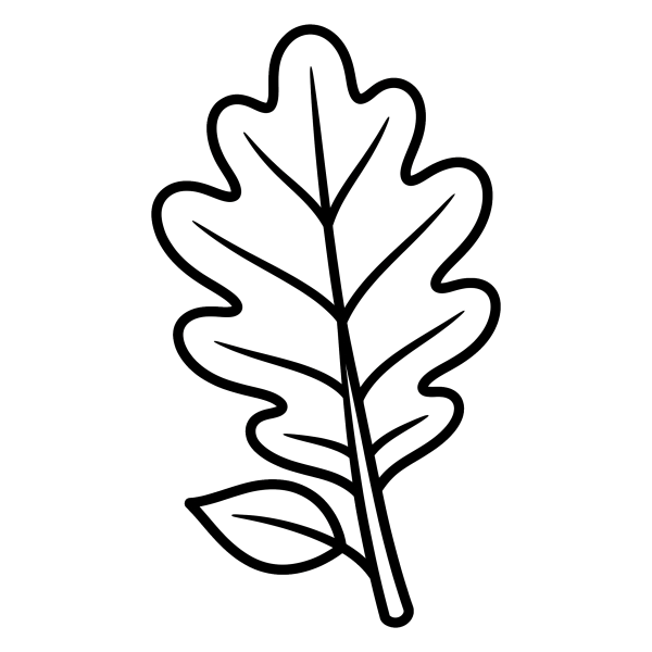 Coloriage Coloriage Feuille Automne Simple à imprimer