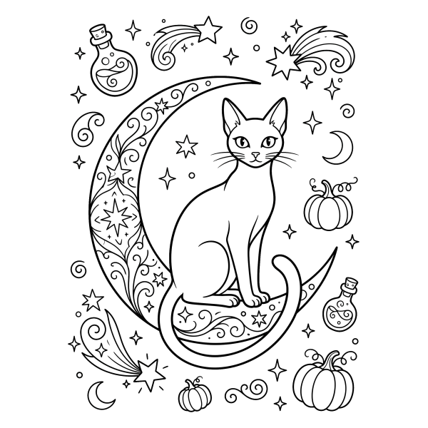 Coloriage Coloriage Halloween Ado à imprimer
