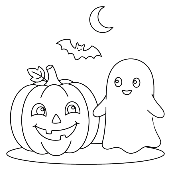 Coloriage Coloriage Halloween CE1 à imprimer