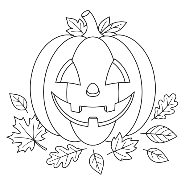 Coloriage Coloriage Halloween Citrouille à imprimer