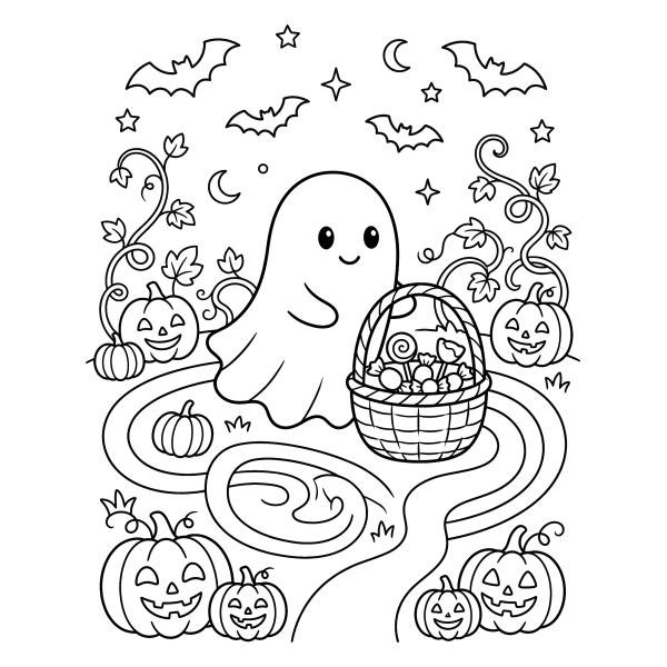 Coloriage Coloriage Halloween Jeux à imprimer