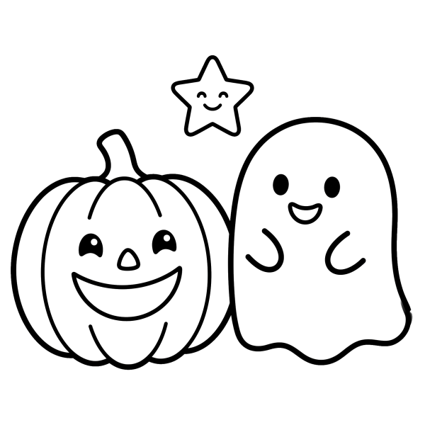 Coloriage Coloriage Halloween Maternelle à imprimer