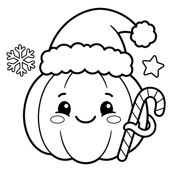 Coloriage Coloriage Halloween Noël à imprimer