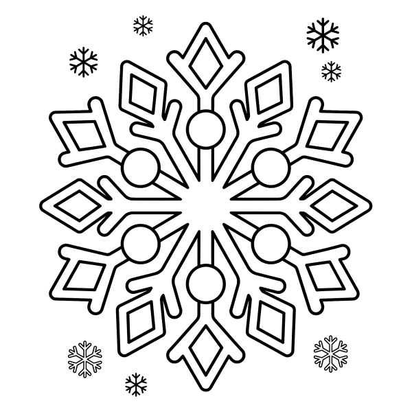 Coloriage Coloriage Hiver PS à imprimer