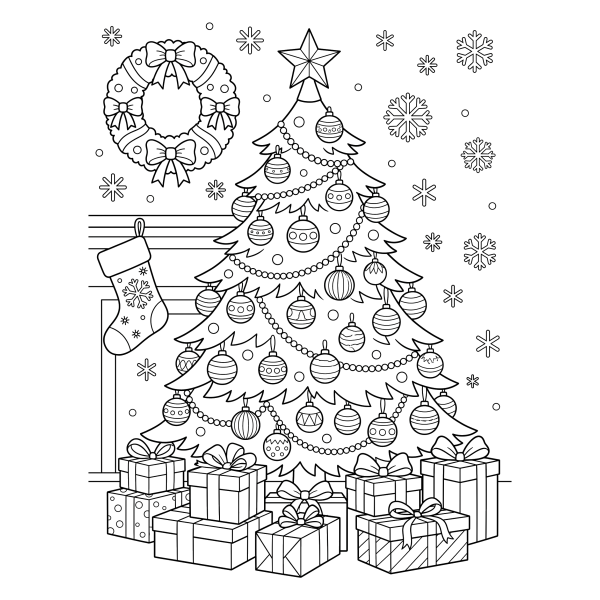 Coloriage Coloriage Noël Couleur à imprimer