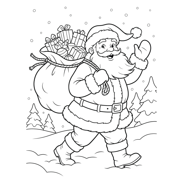 Coloriage Coloriage Noël Gratuit à imprimer