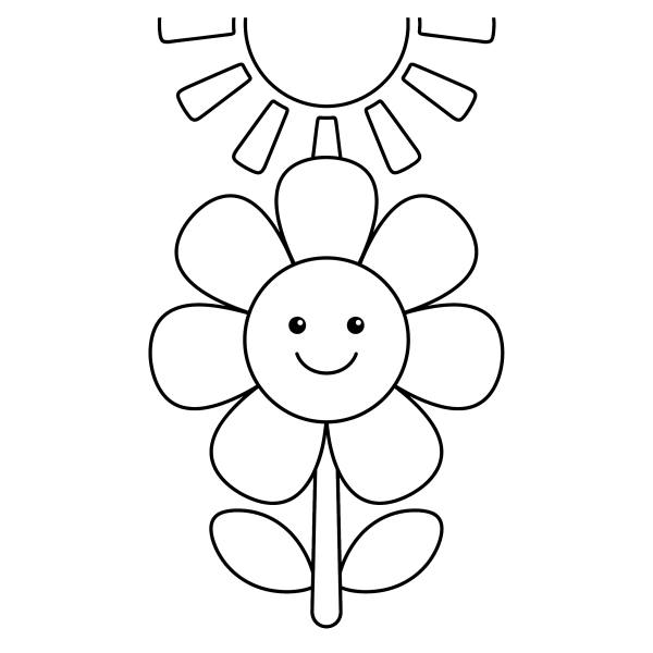 Coloriage Coloriage Printemps Maternelle à imprimer