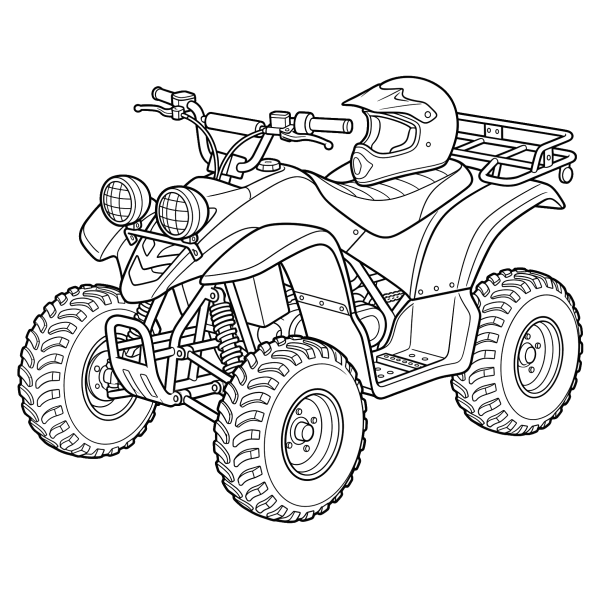 Coloriage Coloriage Quad à imprimer