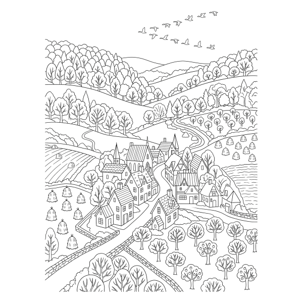 Coloriage Coloriage Saison Automne à imprimer