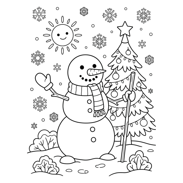 Coloriage Coloriage Winter à imprimer