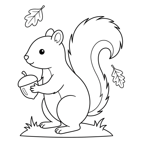 Coloriage Dessin Automne GS à imprimer