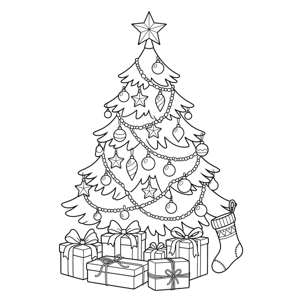 Coloriage Dessin Noël à imprimer