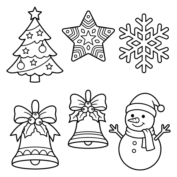 Coloriage Dessin Noël Vitre à imprimer