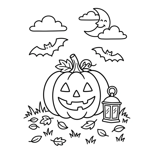 Coloriage Coloriage Citrouille Halloween à imprimer