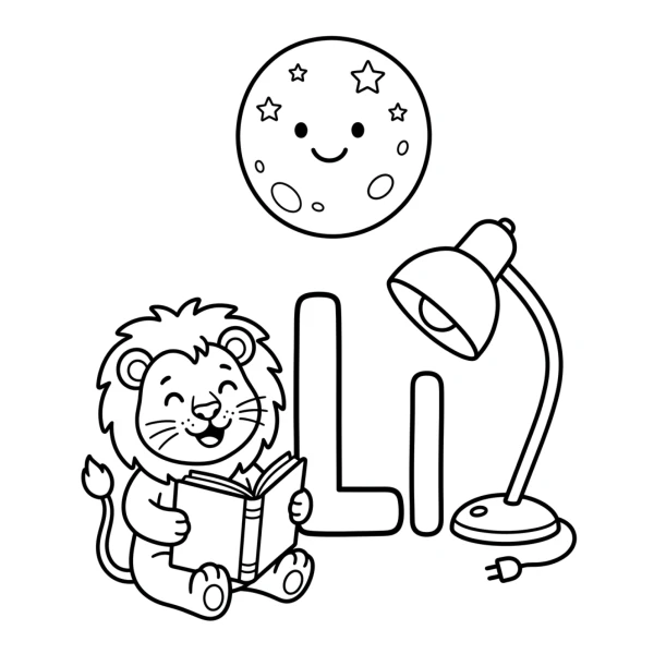 Coloriage Coloriage Lettre L à imprimer
