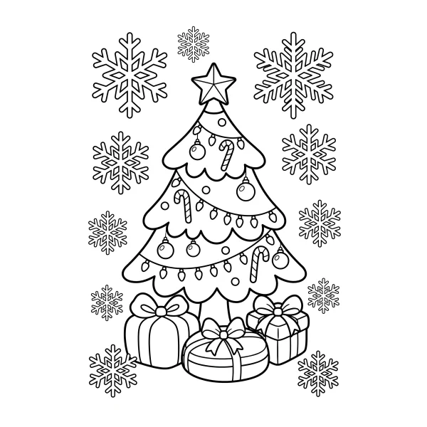 Coloriage Coloriage Noël à imprimer